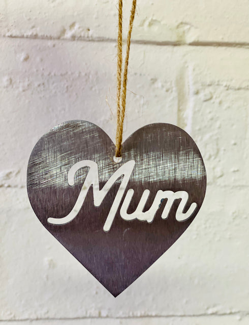 Mum Mini Steel Heart